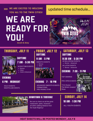 UPdated Time Schedule